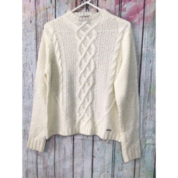 NEW US Polo Assn. Winter White Sweater Size Large ❤️💕 - Picture 1 of 12